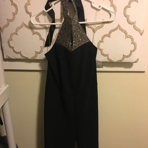 Halter top pants suit